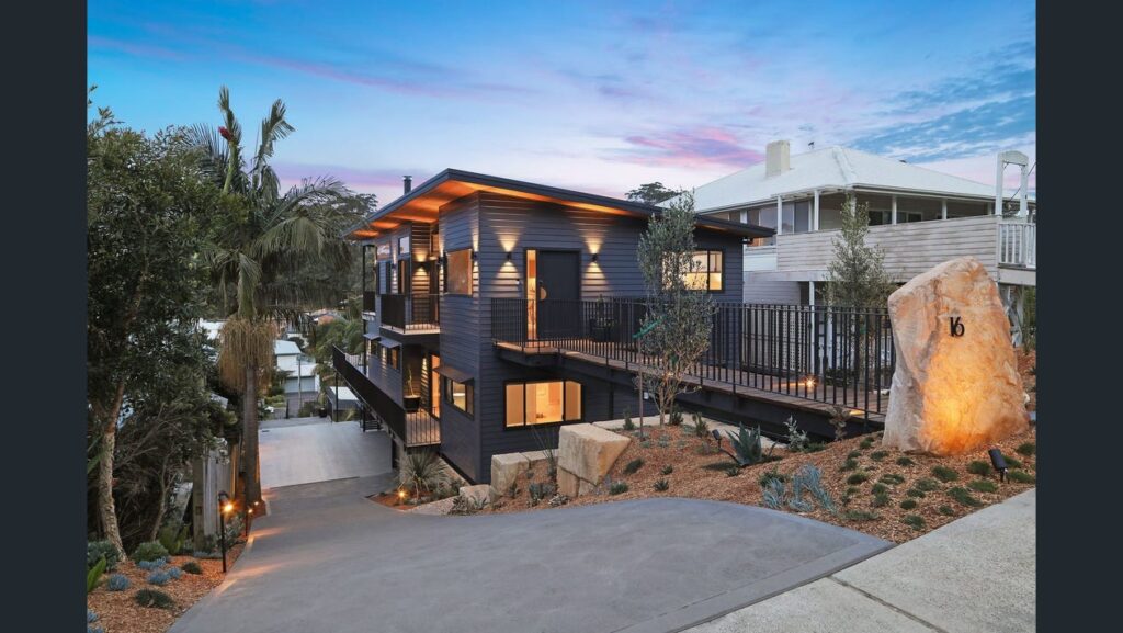Exterior shot of finished residential project in Terrigal